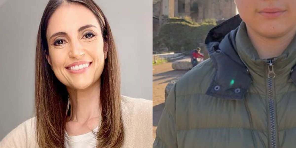 Foto rara do filho de 15 anos de Chris Flores é divulgada e beleza mostra que é um dos garotos mais lindos (Foto: Reprodução)
