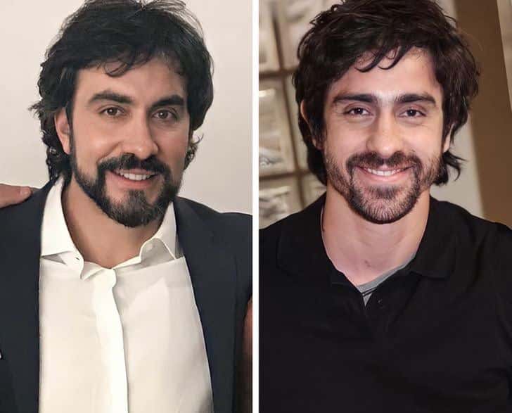 20 Famosos que são idênticos e poderiam ser irmãos gêmeos Foto: Reprodução