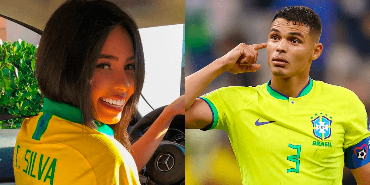Suposta amante de Thiago Silva, jogador (Foto: Reprodução)