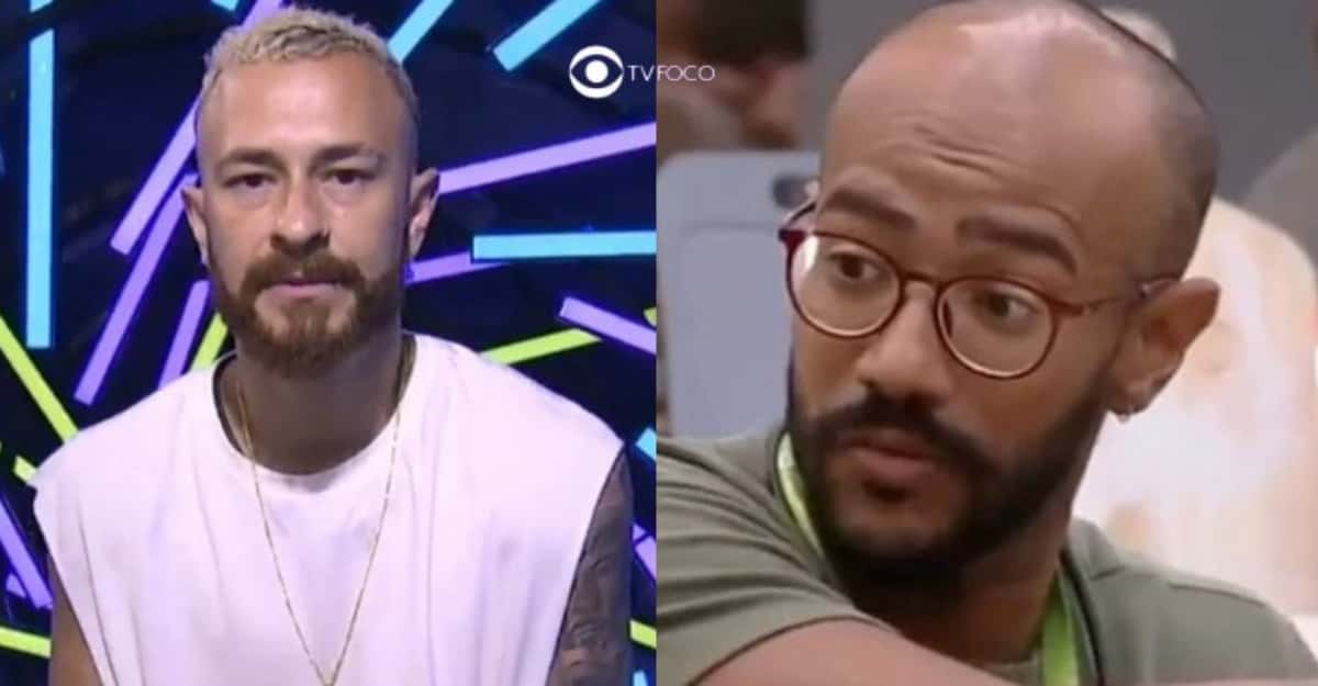 BBB23 - Fred joga objeto em Ricardo, e brother é acusado de agressão (Foto: Reprodução / Globoplay)