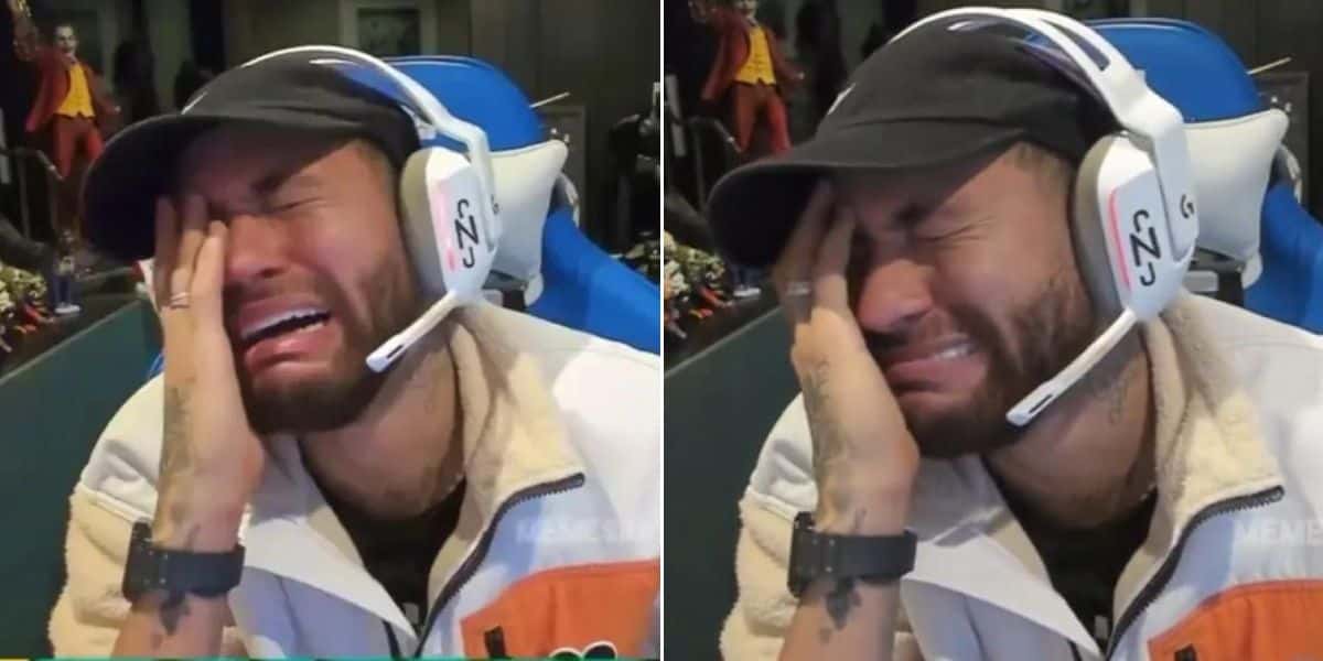 Neymar "caiu no choro" após perder milhões em jogatina. Foto: Reprodução/Facebook