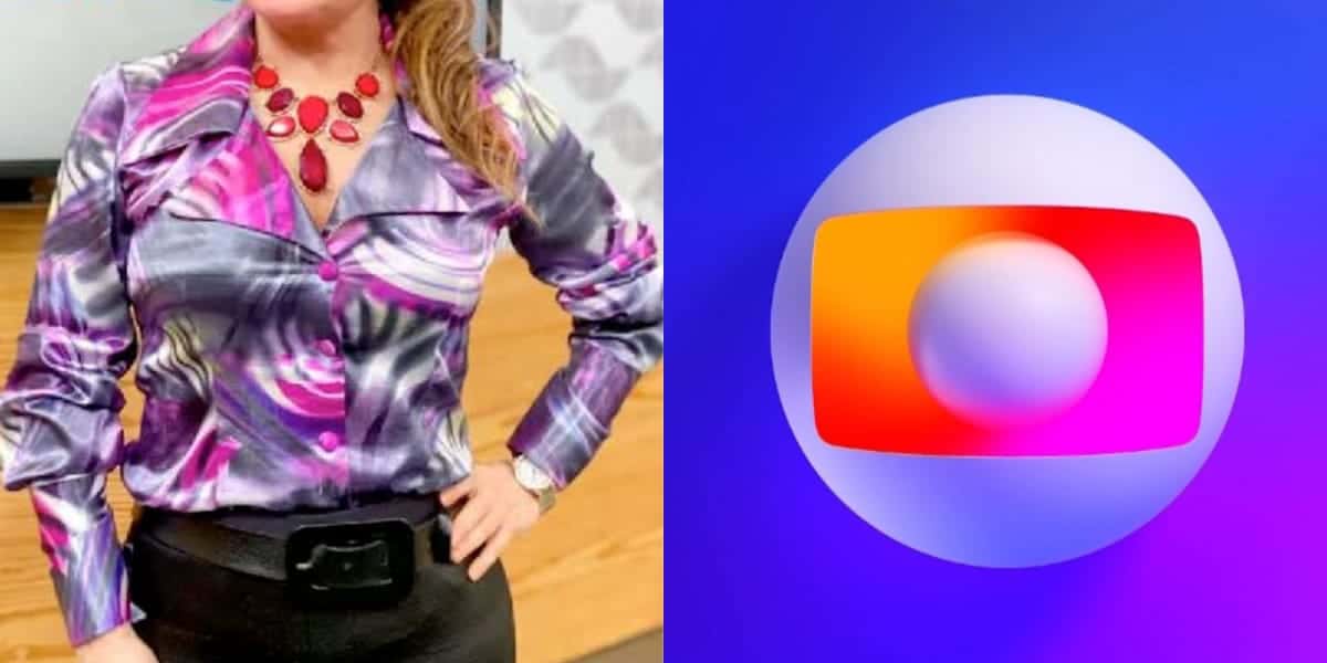 Atriz da Globo e logo da Globo (Reprodução: Montagem TV Foco)