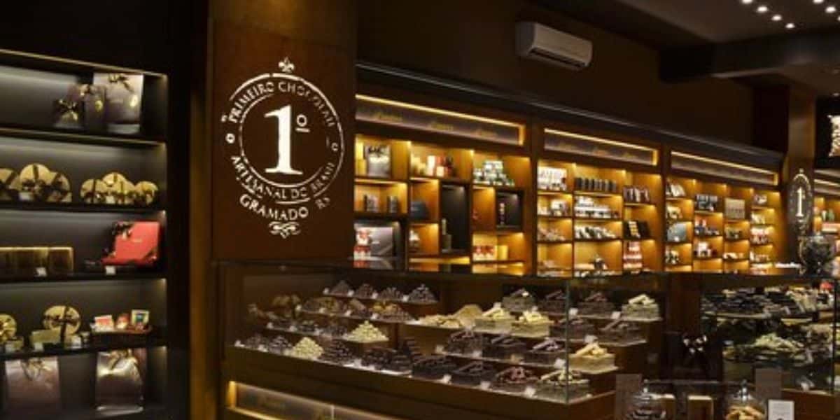 Essa é uma loja da Prawer Chocolates em Gramado (Reprodução - Internet)