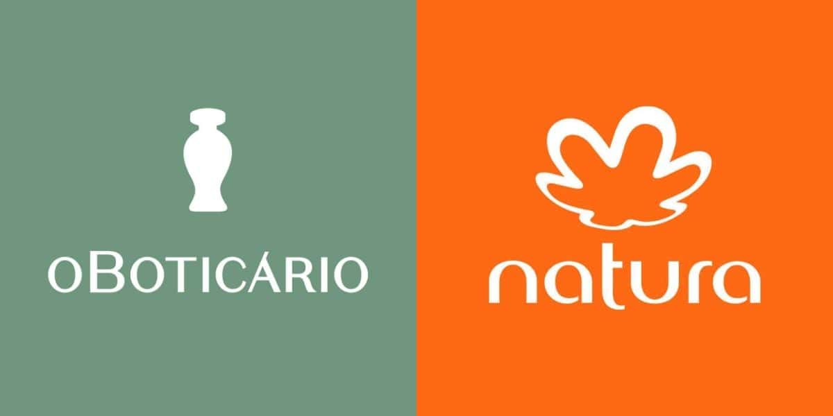 Logotipos do Boticário e da Natura (Reprodução - Internet)