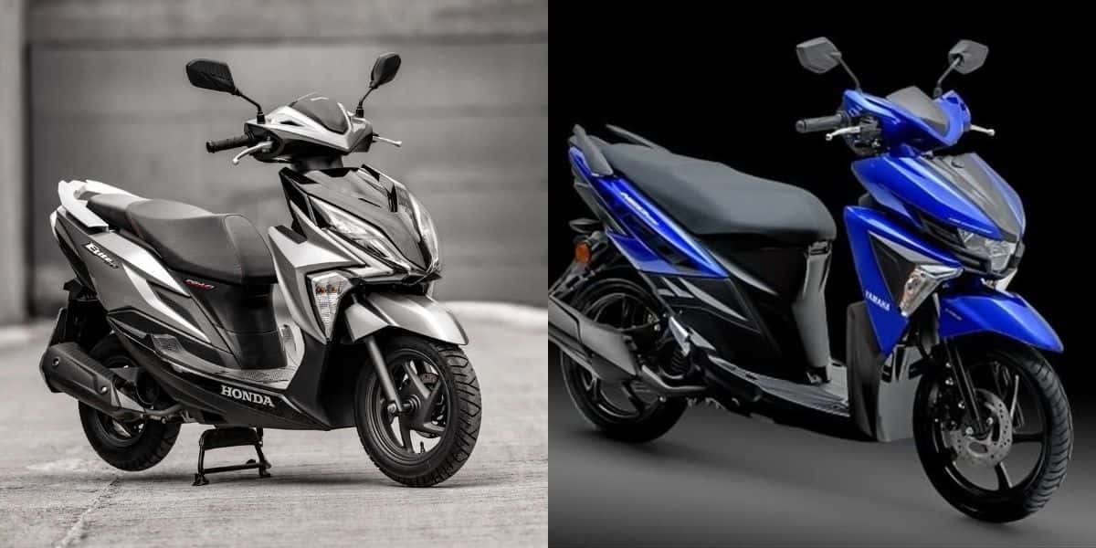 Moto da Honda e da Yamaha (Foto: Reprodução / Internet)