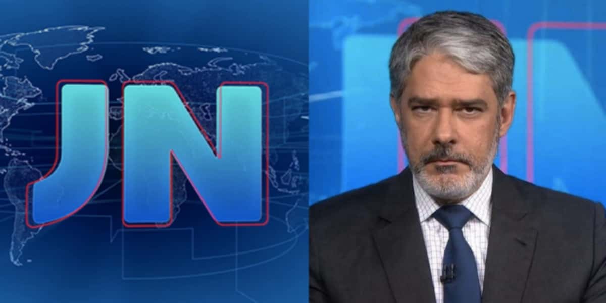 William Bonner no "Jornal Nacional" (Foto: Reprodução/TV Globo)