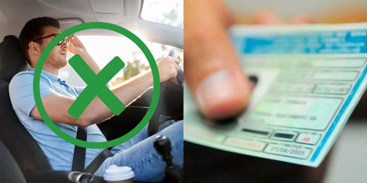 Motorista de óculos e CNH, documento exigido para dirigir (Foto: Reprodução / Internet)