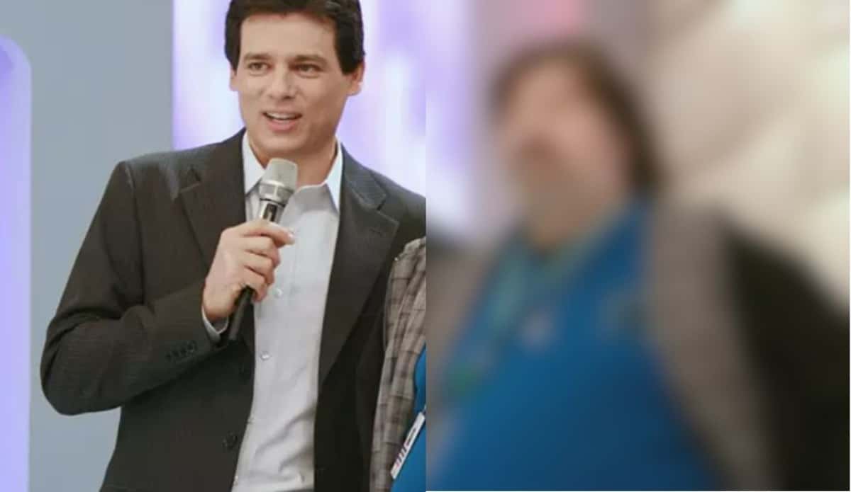 Celso Portiolli ao lado de integrante histórico do Domingo Legal- Foto: Montagem/TVFoco
