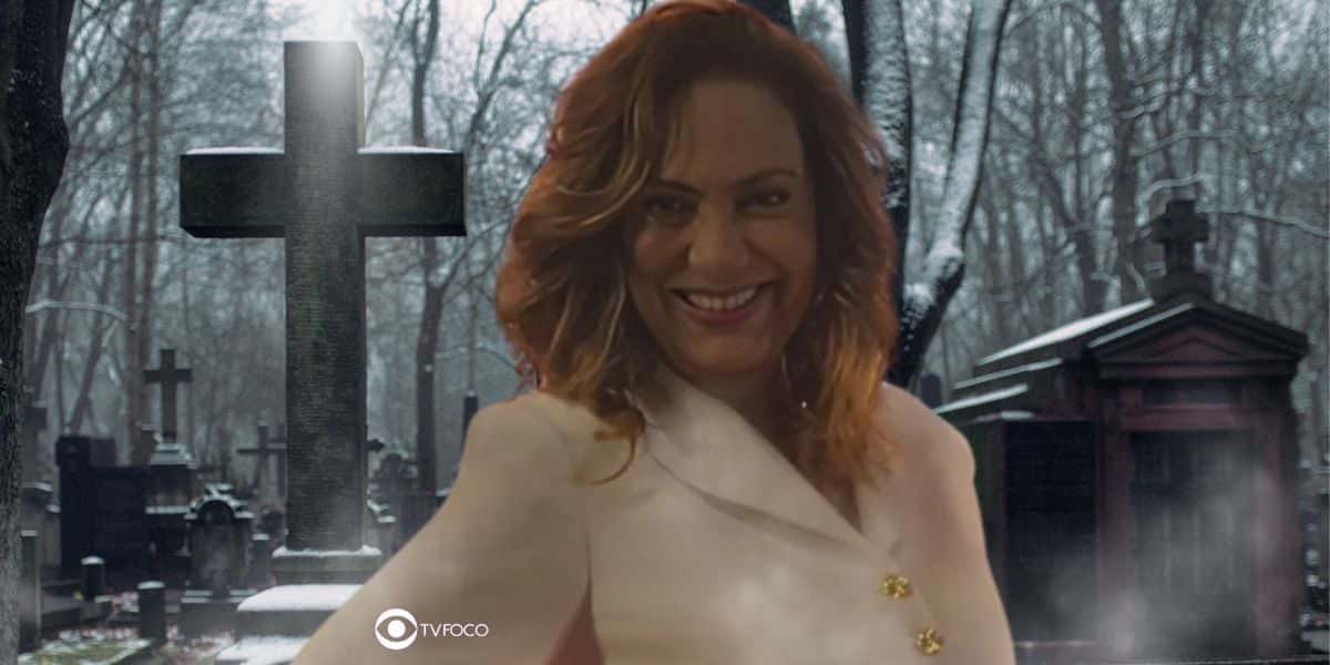 Agatha (Eliane Giardini) em Terra e Paixão (Foto: Reprodução / Globo / Montagem TV Foco)