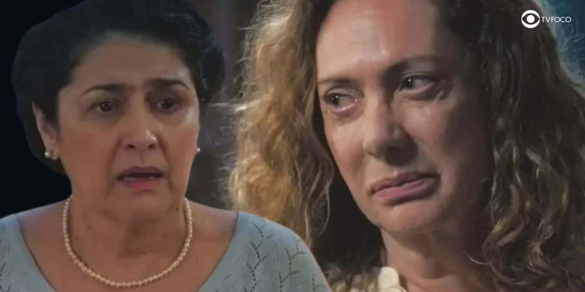 Angelina e Agatha em Terra e Paixão (Foto: Reprodução / Globo / Montagem TV Foco)