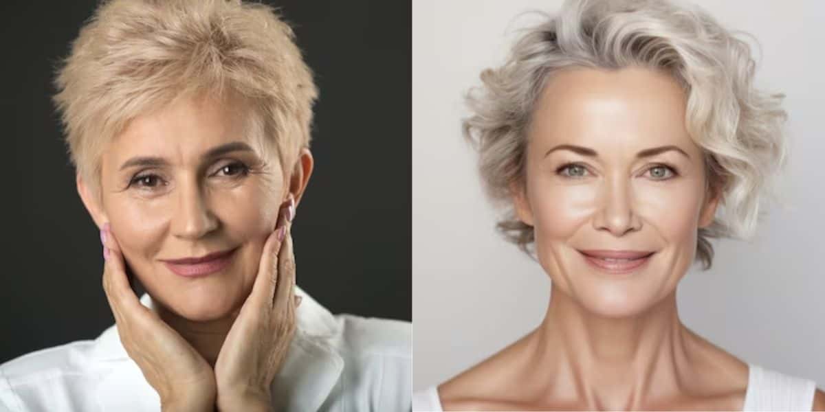 Senhoras com cortes de cabelo (Fotos: Reproduções / Freepik)