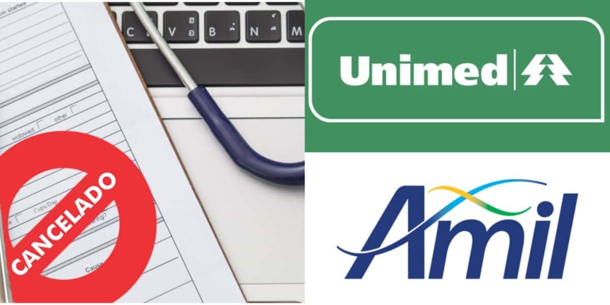 Plano de saúde Amil e Unimed devem ser cancelados seguindo a lei (Foto: Reprodução/ Internet)