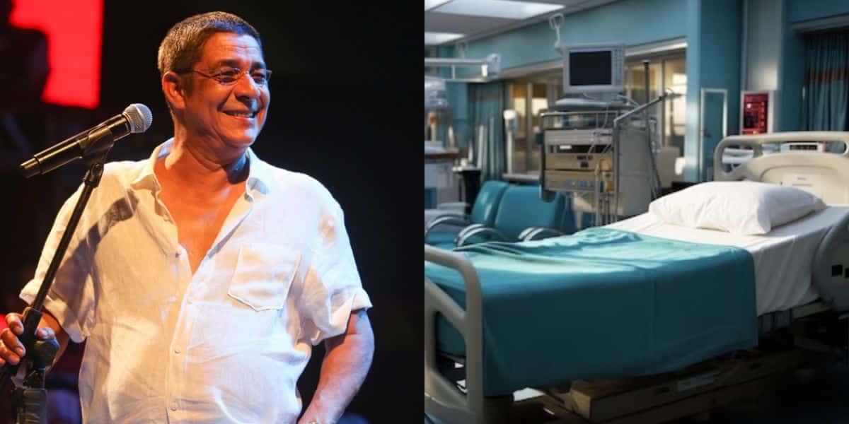 Zeca Camargo e cama de hospital (Fotos: Reproduções / Mila Maluhy / Freepik / Montagem)