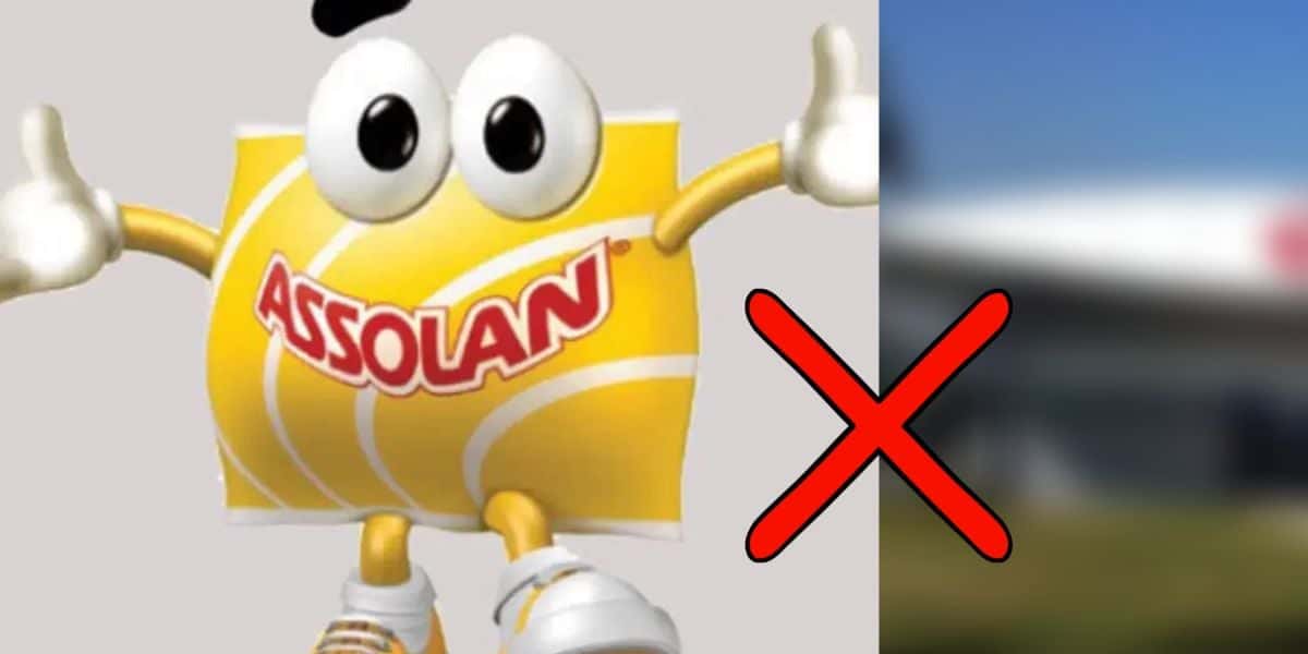 Boneco Assolan e empresa rival (Fotos: Reproduções / Internet)