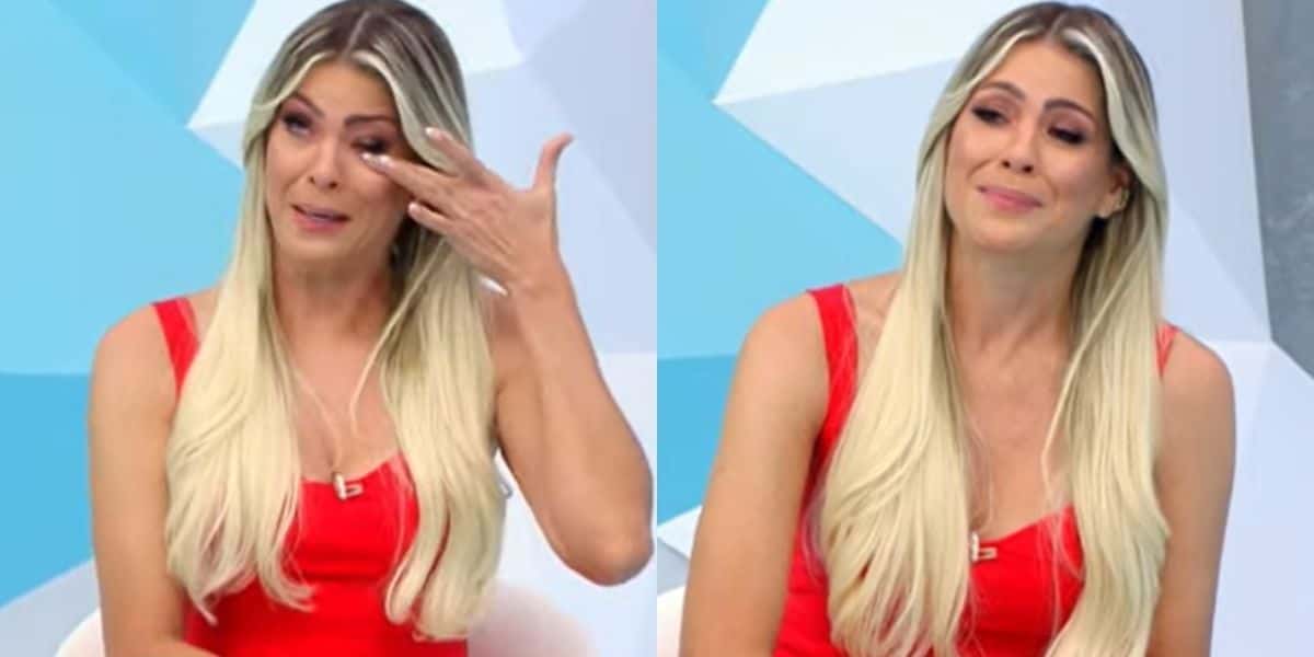 Renata Fan jogou ao vivo com despedida no Jogo Aberto (Reprodução: Band)