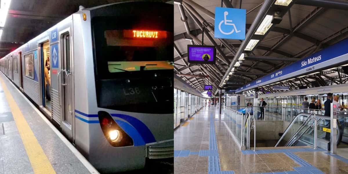 Estação de metrô - Foto: Montagem