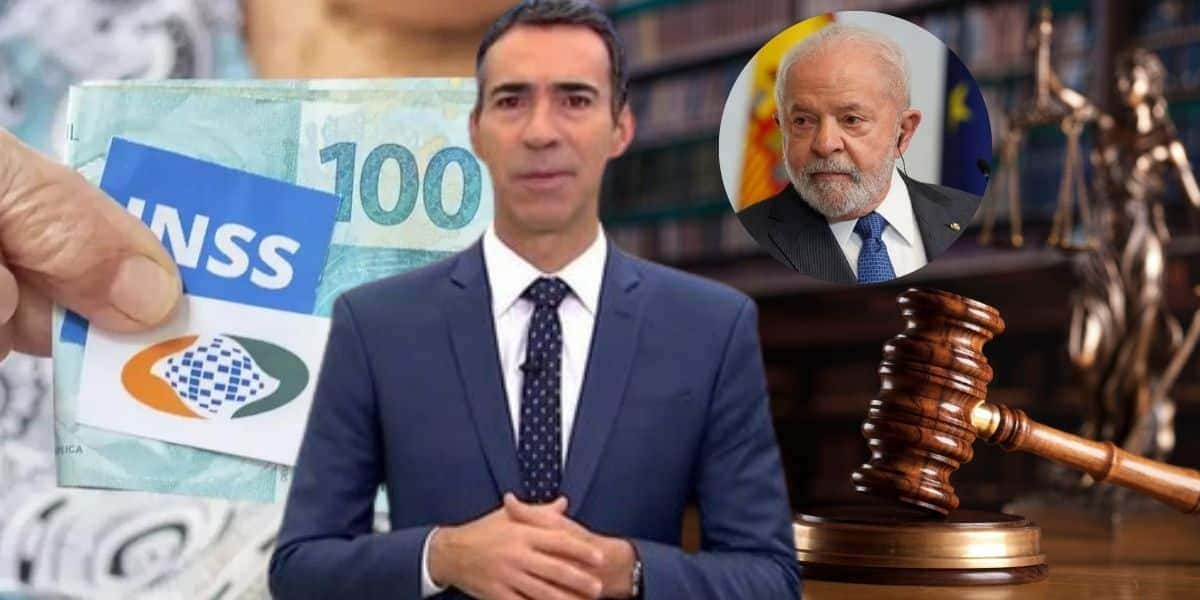 Tralli, Lula, Lei e INSS (Foto: Reprodução / Globo / Gov / Canva / Montagem TV Foco)