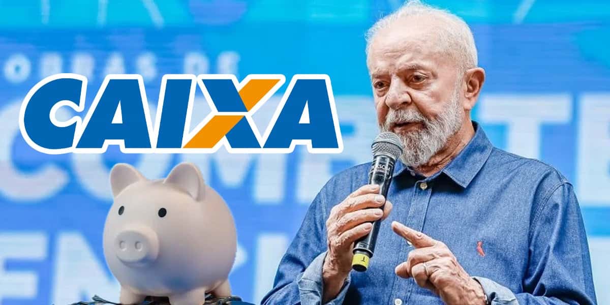 Presidente Lula - Poupança Caixa (Foto: Reprodução, Montagem - TV Foco)