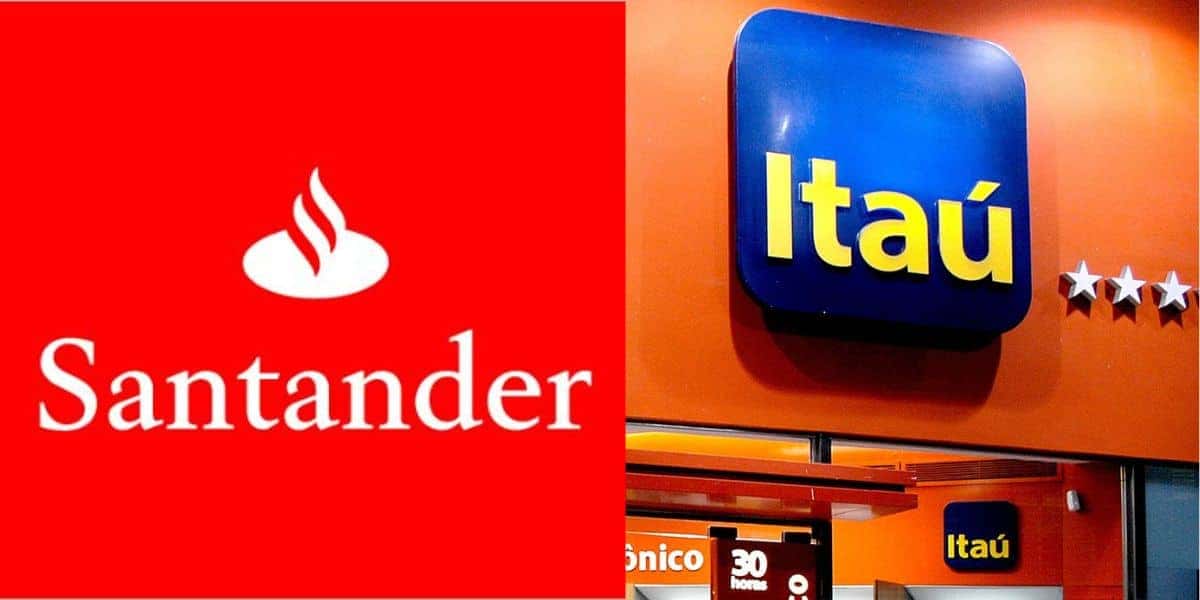 Santander e Itaú - Foto Reprodução Internet