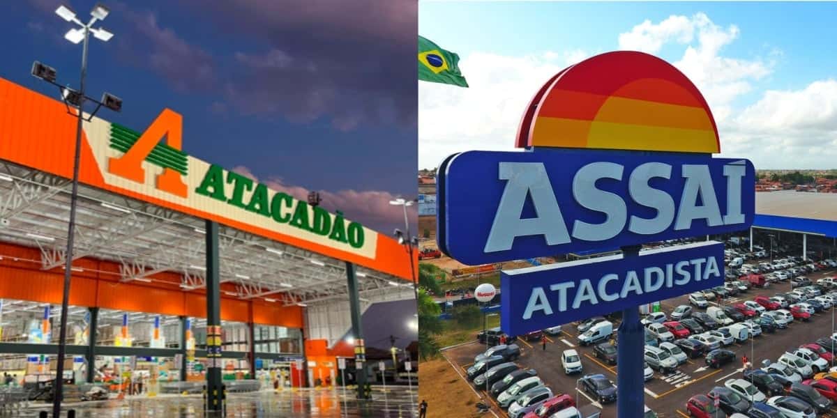 Assaí e Atacadão - Foto: Montagem