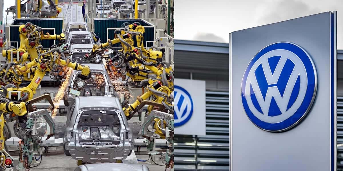 Montadora de carro - Volks (Foto: Reprodução, Montagem - TV Foco)