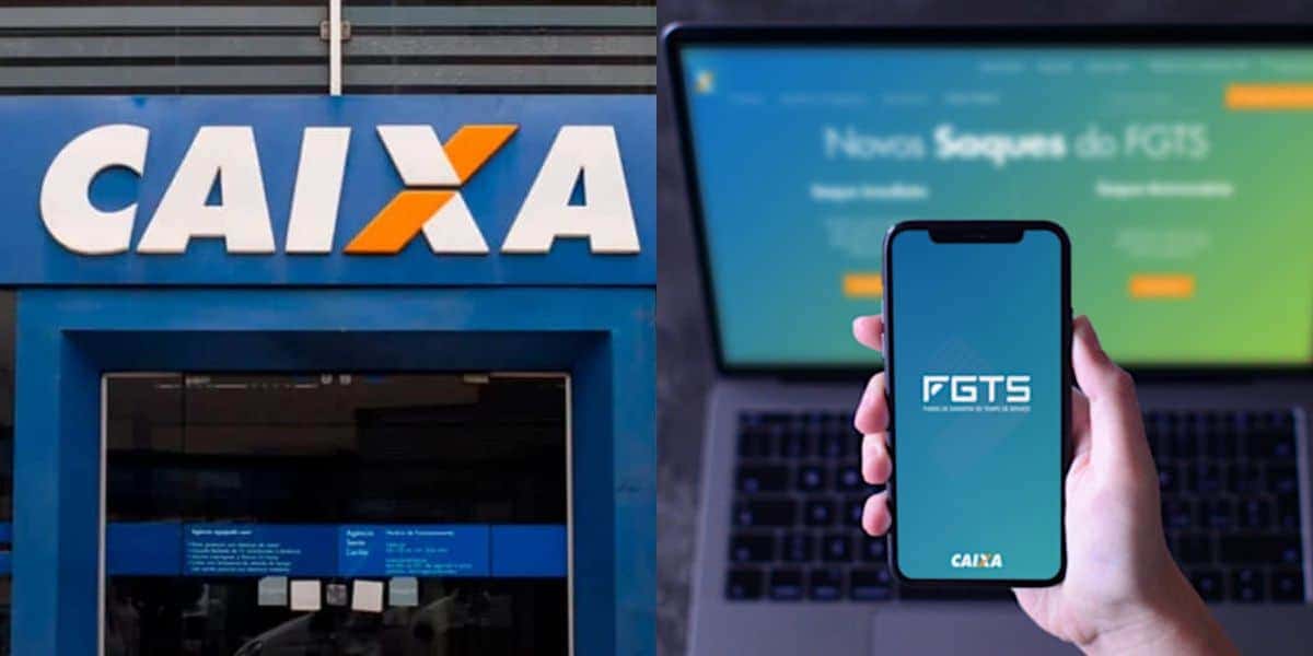 Caixa libera antecipação do FGTS aos CLTs (Reprodução: Montagem TV Foco)