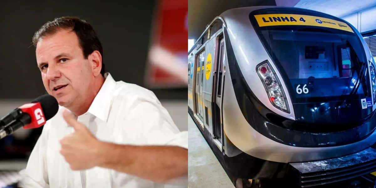 Eduardo Paes e Metrô (Fotos: Reproduções / Marcos Serra Lima/G1 / MetrôRio)