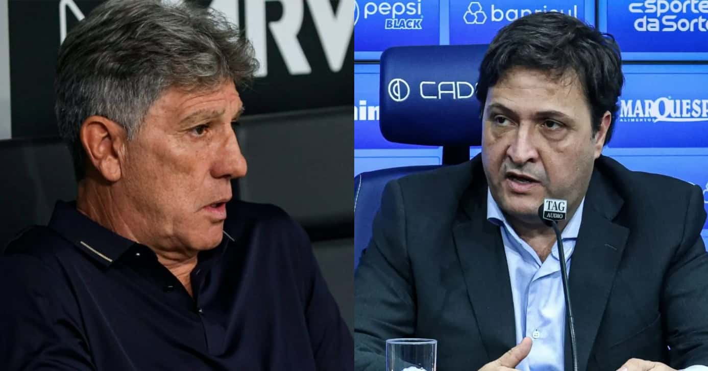 Renato Gaúcho e Alberto Guerra (Foto: Reprodução/Montagem TV Foco)