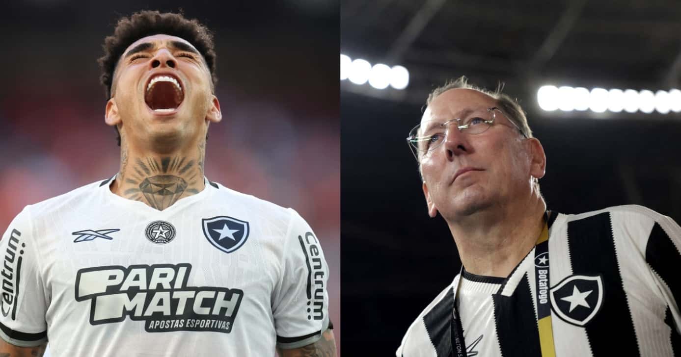 Igor Jesus no Botafogo - (Montagem / TV FOCO)