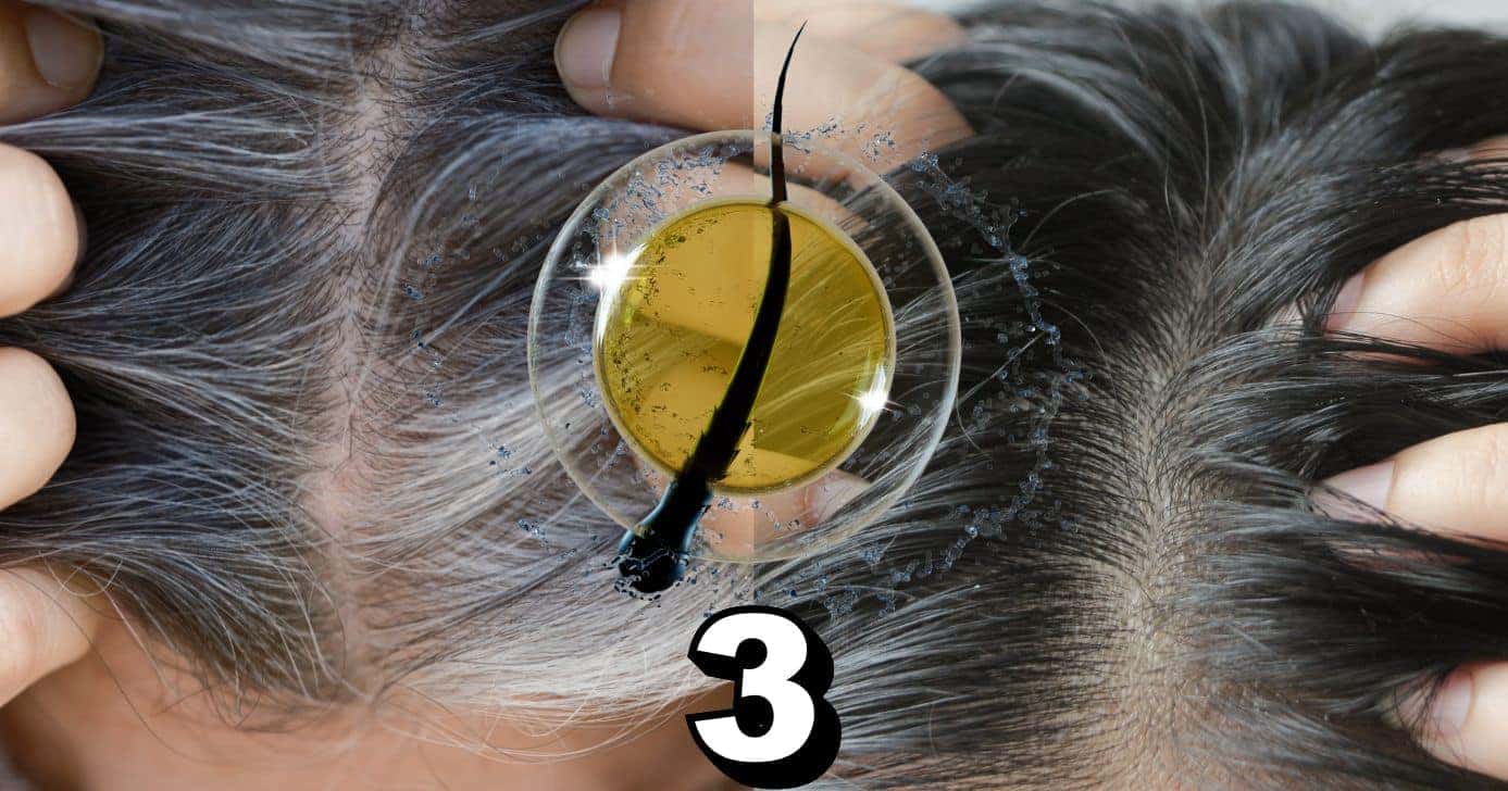 Cabelo branco e escuro (Foto: Reprodução / Canva / Montagem TV Foco)