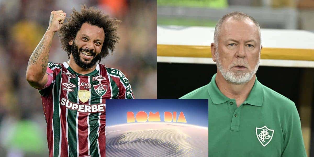 Quentinha de Marcelo chega voando no Fluminense (Reprodução: Thiago Ribeiro)
