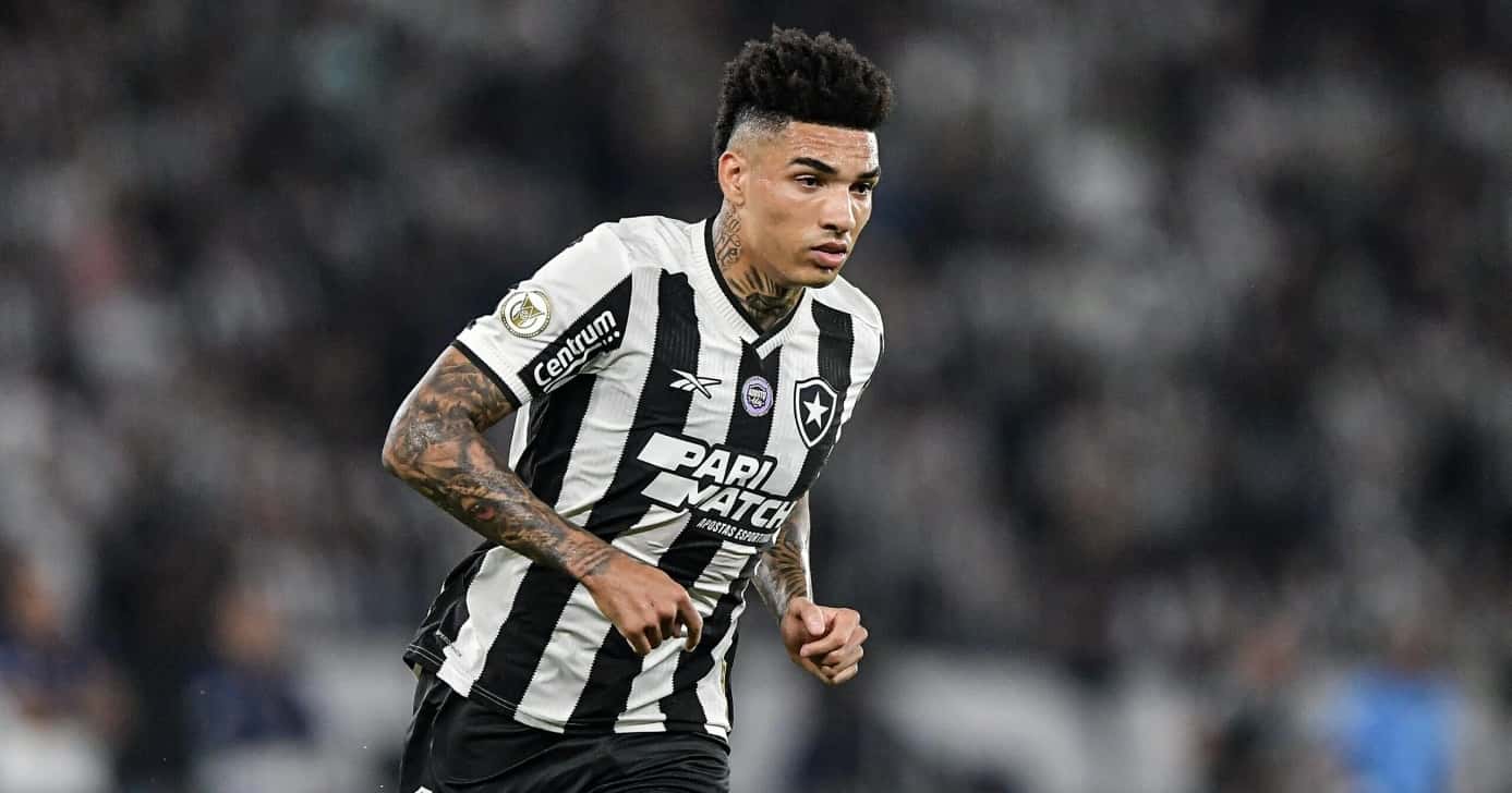 Igor Jesus no Botafogo (Foto: Vitor Silva)