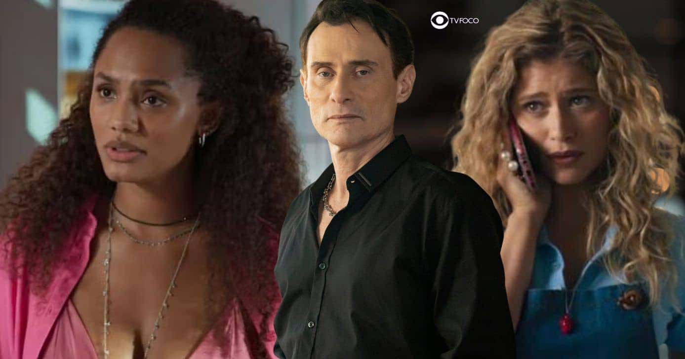 Madalena, Gerson e Roxelle em Volta por Cima (Foto: Reprodução / Globo / Montagem TV Foco)