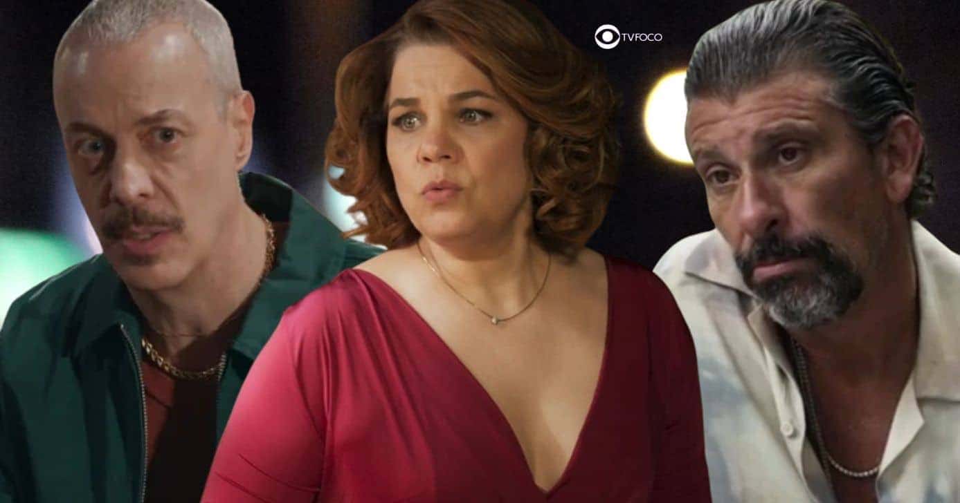 Marco, Violeta e Osmar em Volta por Cima (Foto: Reprodução / Globo / Montagem TV Foco)