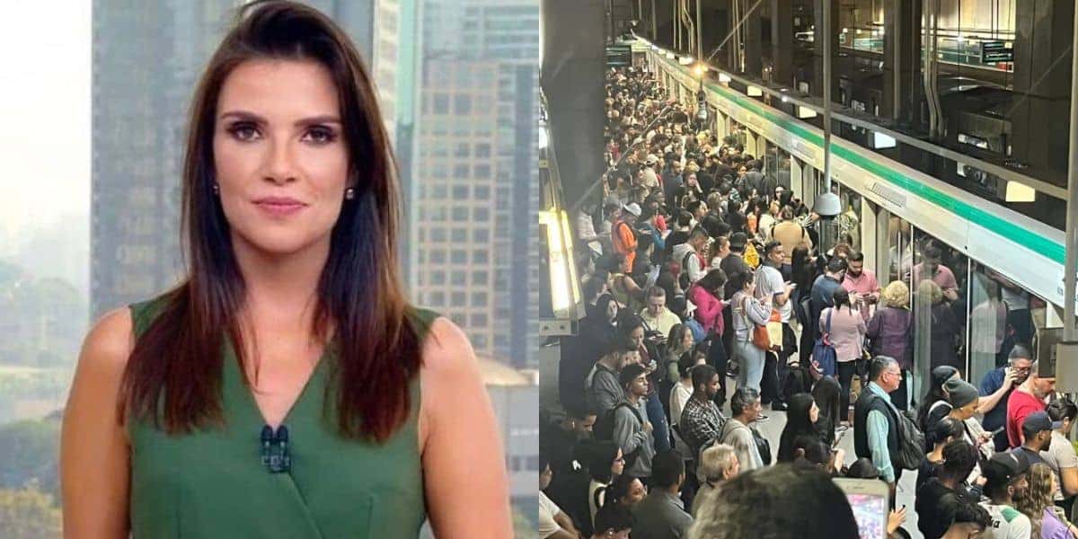 Sabina confirmou uma paralisação na Linha 2-Verde do metrô (Reprodução: Globo)