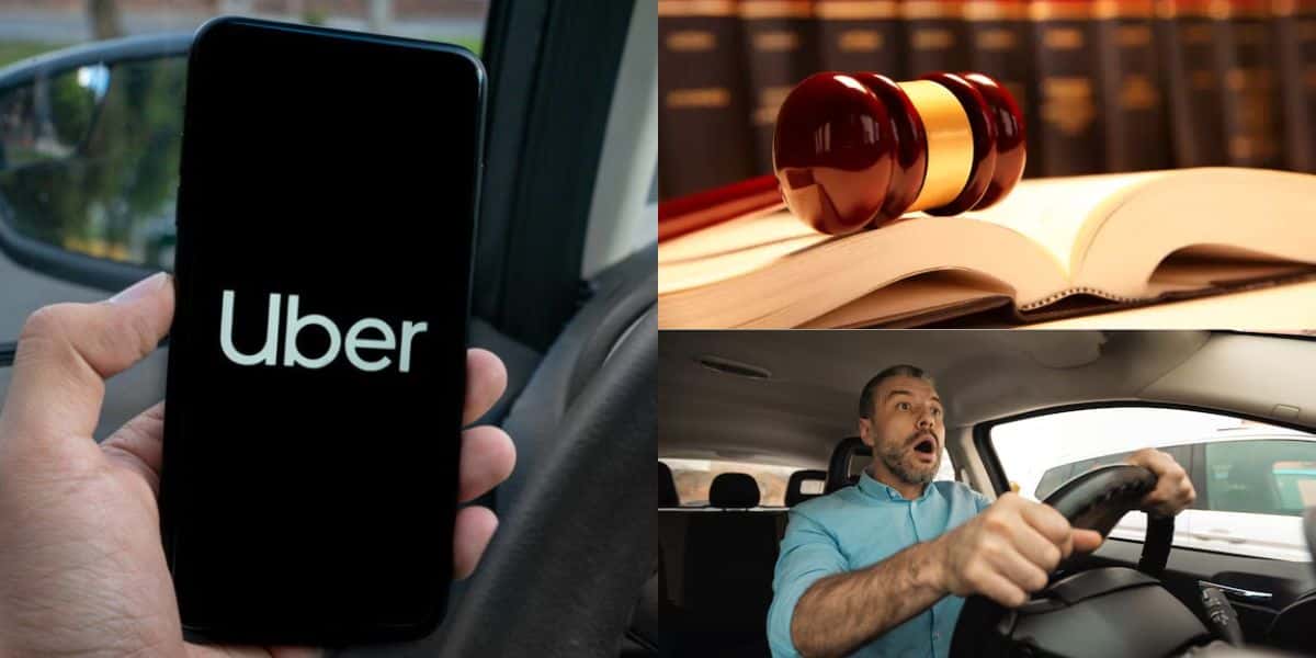 Uber com 2 bombas aos motoristas do aplicativo (Reprodução: Montagem TV Foco)