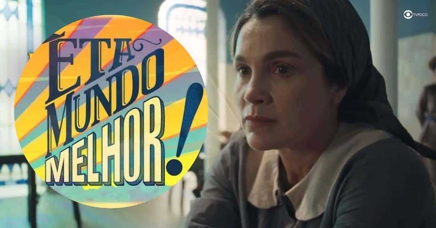 Sandra em Êta Mundo Melhor! (Foto: Reprodução / Globo / Montagem TV Foco)