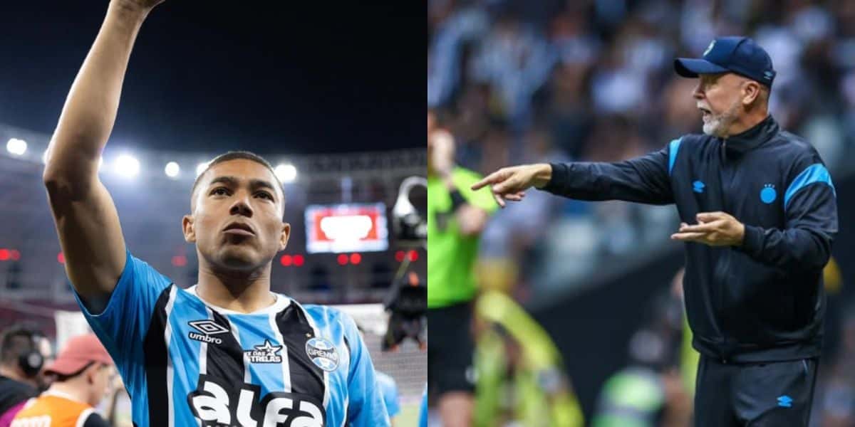 Mano se desespera com Carlos Vinícius fora no Grêmio (Reprodução: Instagram)
