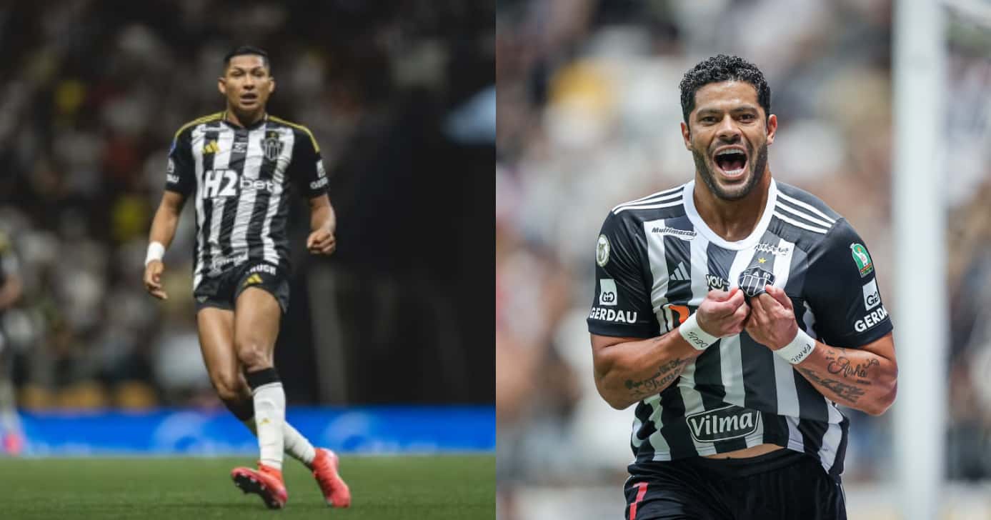 Rony e Hulk ganham salários milionários no Atlético-MG (Foto: Instagram)