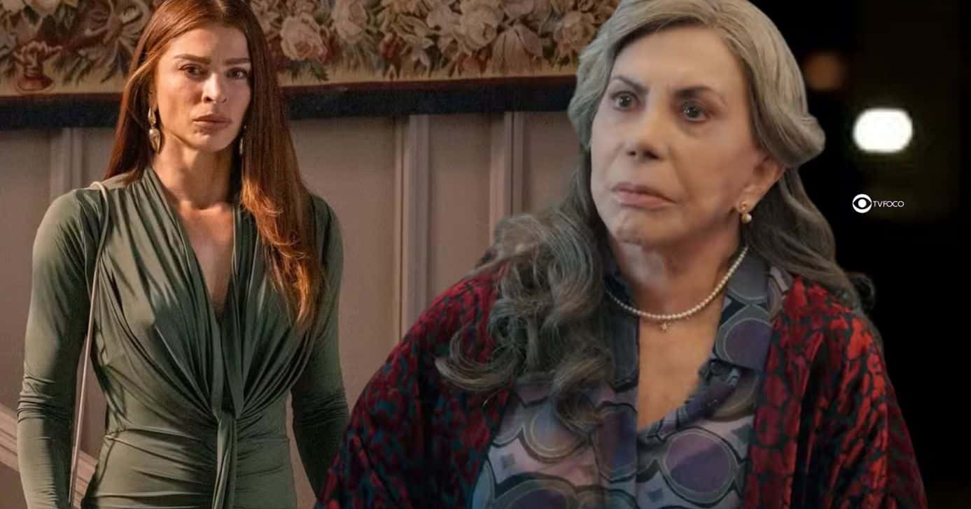 Arminda e Josefa em Três Graças (Foto: Reprodução / Globo / Montagem TV Foco)