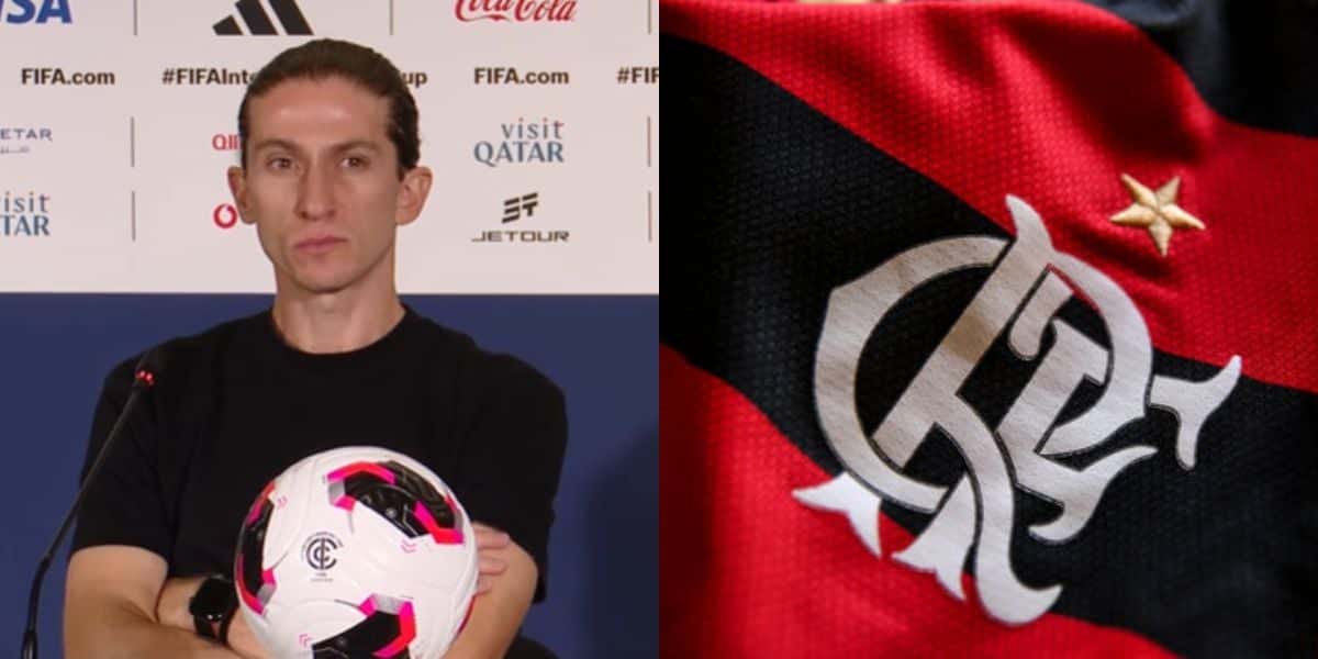 Filipe Luís do Flamengo (Reprodução: Caze TV)