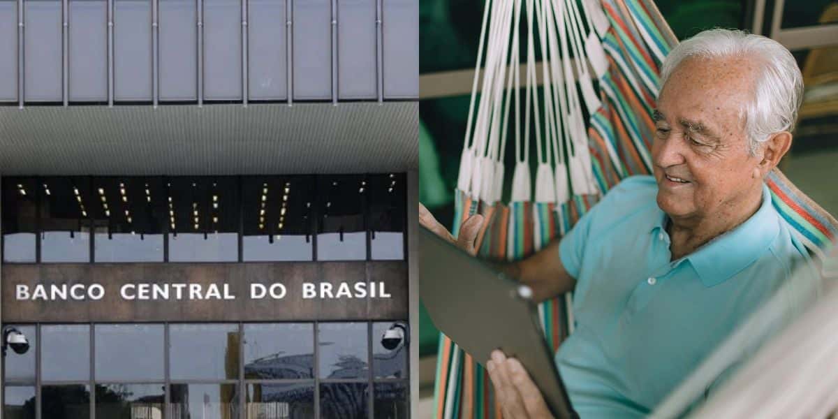 Banco Central com benefício aos idosos 60+ (Reprodução: Montagem TV Foco)