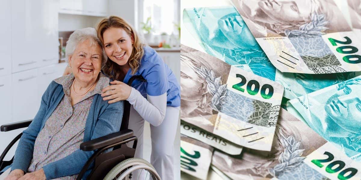 Casa com idosos 60+ com benefício de R$810 liberado (Reprodução: Montagem TV Foco)