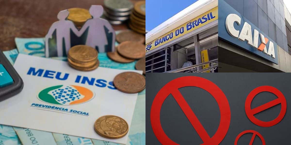 Veja se o banco pode bloquear o pagamento do INSS (Reprodução: Montagem TV Foco)