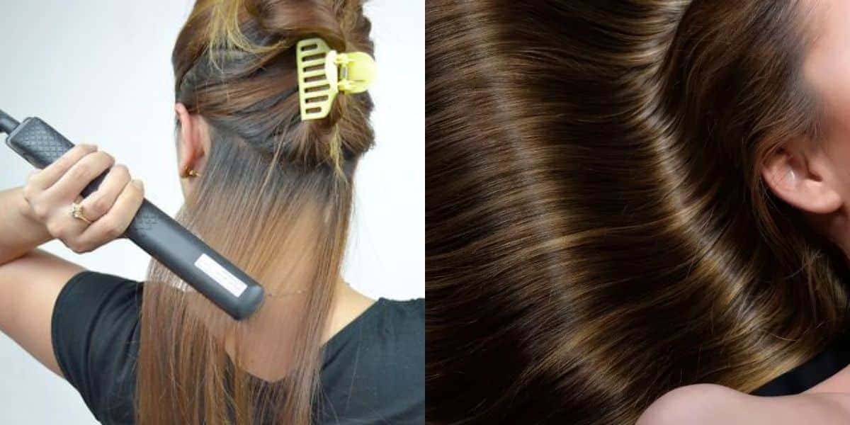 Como alisar o cabelo com chapinha sem quebrar os fios (Reprodução: Montagem TV Foco)