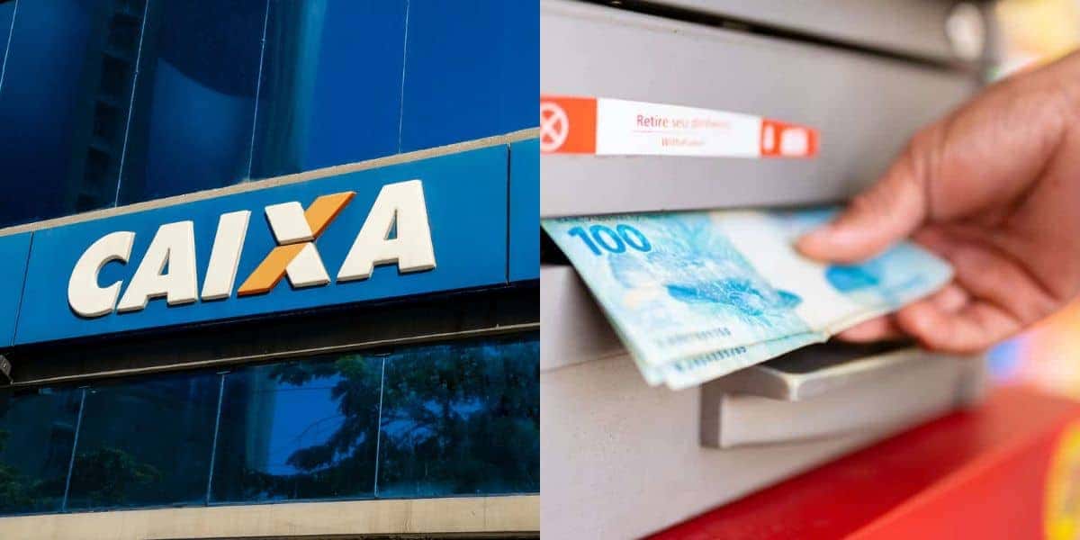 Caixa e notas de R$ 100 (Reprodução: Montagem TV Foco)