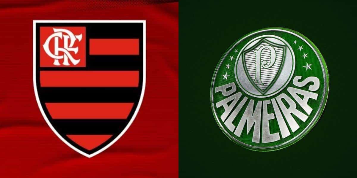 Flamengo e Palmeiras - (Reprodução: Montagem TV Foco)