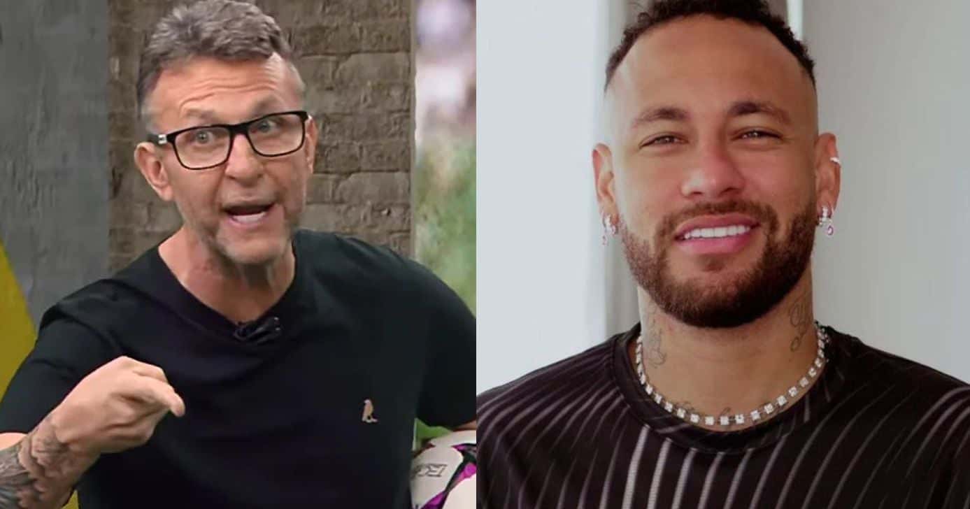 Craque Neto e Neymar (Foto: Reprodução / Band / Instagram)