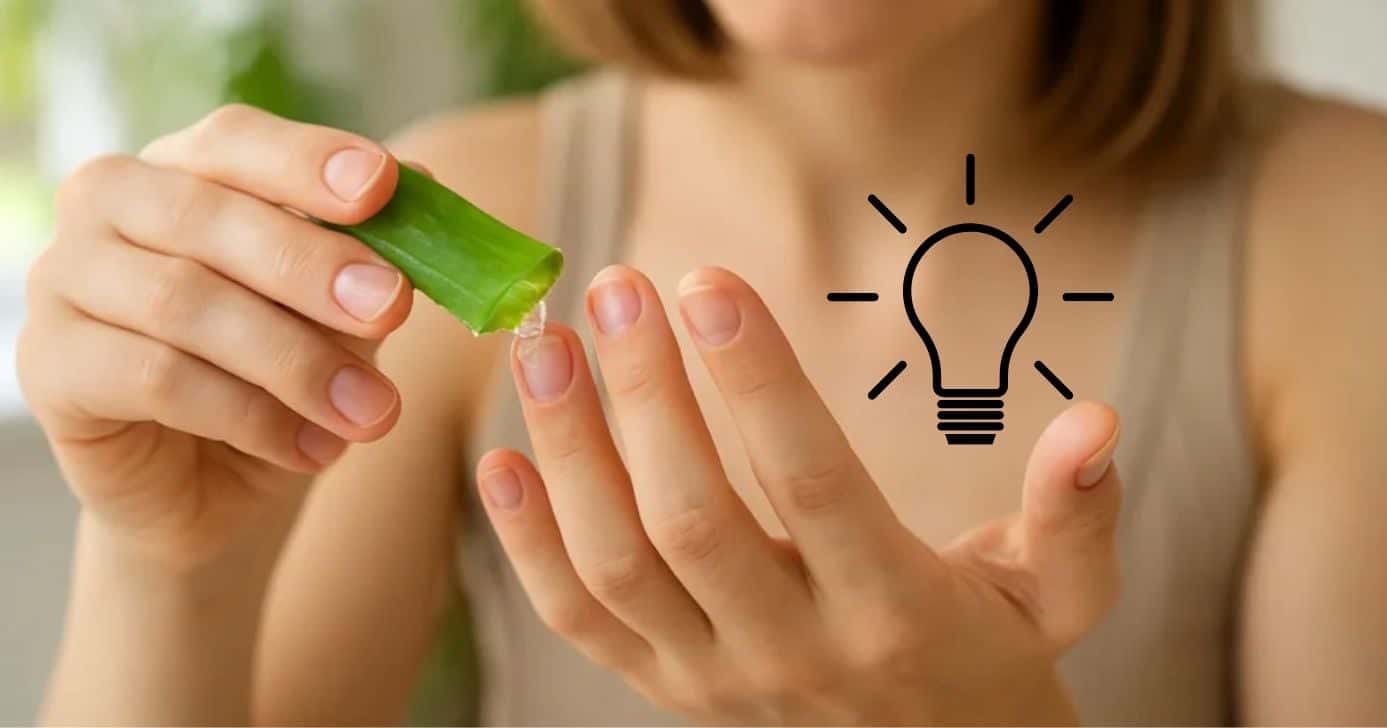 Adeus, quebras: Como fazer solução caseira com babosa para fortalecer as unhas (Foto Reprodução/Montagem/TV Foco/Canva/Paola)