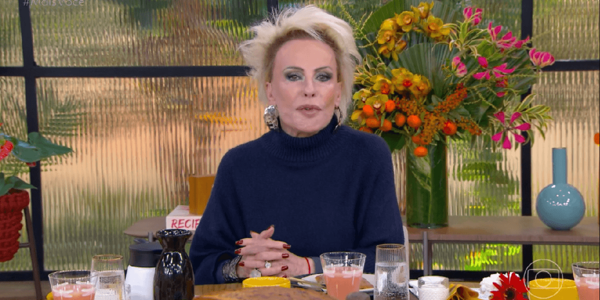 Ana Maria Braga no Mais Você (Foto: Reprodução/Globo)